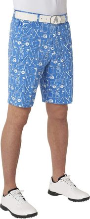 Royal & Awesome Best Laid Plans Golf Shorts for Men UK, Funny Tailored Dress Shorts, Mens Golf Apparel, 36 Waist