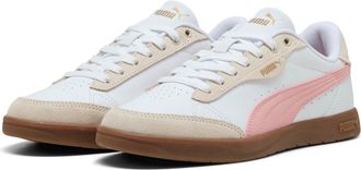 Puma Sneaker PUMA VIKKY STAR OG, Damen, Gr. 40,5, rosa (puma wei&szlig;, rosy outlook), Leder, unifarben, Schuhe Sneaker, Obermaterial aus Leder, leicht profilie