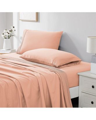 Southshore Fine Linens Extra Deep Pocket Bed Sheet Set With Pleated Hem