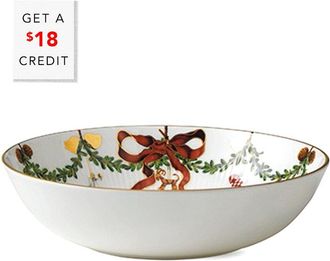 ROYAL COPENHAGEN 3.25Qt Star Fluted Christmas Bowlwith $18 Credit