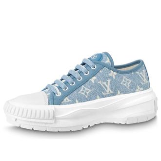 Louis Vuitton (WMNS) LOUIS VUITTON Squad Sneakers Blue Monogram 1AB19K