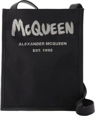 Alexander McQueen Cross Body Bags, male, Black, ONE SIZE, Laptop Case