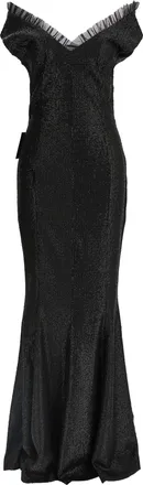 Norma Kamali Black Polyester Long Womens Dress