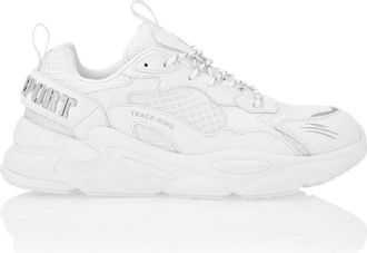 Plein Sport Runner Sneaker Track King Unisex in White at Nordstrom, Size 36