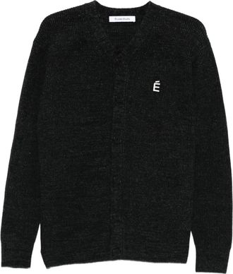 Études Studio V-neck ribbed cardigan - Grey