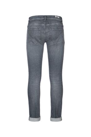 Dondup Mens Pantalone George Grigio Co Gots Ea Jean