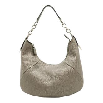 Fendi Pre-owned Selleria Leren Schoudertas - Dames - Vintage Schoudertas - Grijs - ONE Size - Leer - Vintage