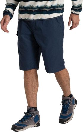 Craghoppers Heren Kiwi Lange Shorts (Staalblauw)