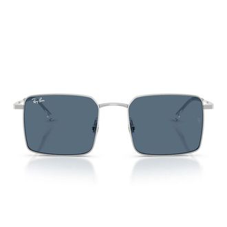 Ray-Ban Sunglasses Rb3782 003/80 Idan Silver/Dark Blue Unisex