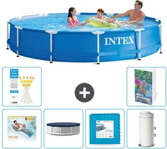 Intex Piscina Con Estructura Redonda - 366x76 Cm - 7-piezas S137