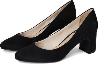 Life Stride Taylor Block Heel Dress Shoes High Womens Heels Black Fabric : 8.5 W (C)