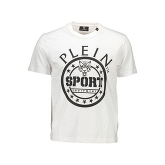 Plein Sport White Cotton Men Mens T-shirt