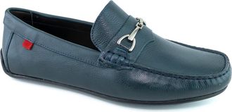 Marc Joseph New York Paramount Bit Loafer in Navy Grainy Leather at Nordstrom Rack, Size 8