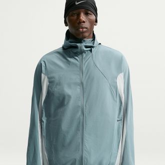 Nike Mens Tech Helios Dri-FIT Long-Sleeve Shell in Grey | IF0903-382