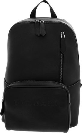 Bulgari Calf Leather Man Backpack