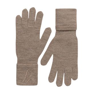 Emporio Armani Guantes de Lana Tejida - Accessories - Mujer - Marr&oacute;n - L