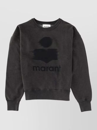 Isabel Marant cotton blend logo print sweatshirt