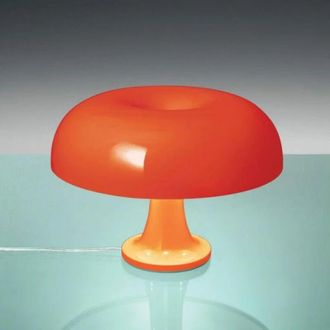 OEM L&aacute;mpara De Mesa Con Forma De Seta - Estilo N&oacute;rdico Moderno Y Sencillo - L&aacute;mpara De Lectura/escritorio Para Mesita De Noche - Naranja - Tipo Enchufe