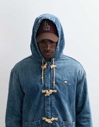 Tommy Jeans Sailing - Giacca di jeans blu lavaggio medio
