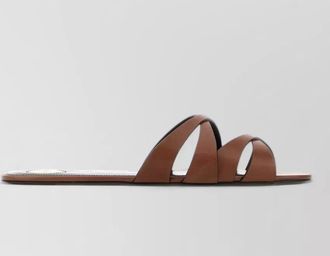 Saint Laurent leather slippers