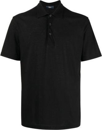 Tシャツ・カットソー HERNO Men Polo Shirts JG000174U52003 9200 BLUE Polo Shirts Man CREW POLO Polo BLUE