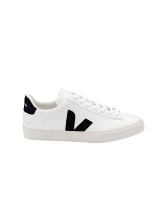 Veja Mens Campo Trainers Extra-White/Black - Size UK 10