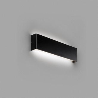 Netlighting Nash Integrated LED Up & Down Wall Light Black 3000K