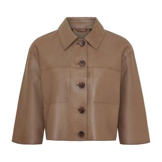 Notyz Giacca Como - - Jackets - Donna - Marrone - XL