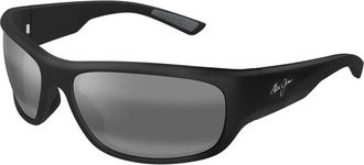 Maui Jim Gepolariseerde zonnebril Zwart Mat Frame Grijs Lens - unisex - Zonnebrillen - Zwart - 64 MM - Accessoires