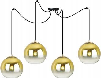 OEM L&aacute;mpara Colgante, L&aacute;mpara De Techo, Pantalla Dorada, 15 Cm