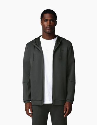 Castore Mens Castore Flex Full Zip Mens Grey Hooded Sweatshirt - Size: 38