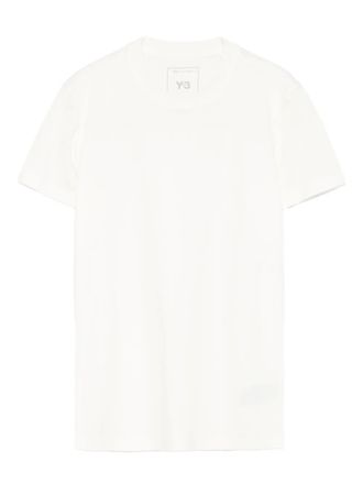 Yohji Yamamoto short-sleeve crew-neck t-shirt - women - Fabric - M - White
