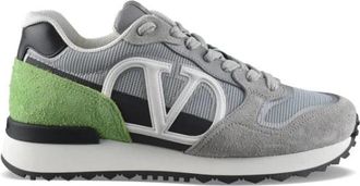 Valentino Garavani VLogo Pace Sneakers - Heren - Sneakers - Grijs - 40 EU - Leer - Schoenen