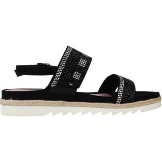 Stonefly Stonefly, Schoenen, Dames, Zwart, 36 EU, Stijlvolle platte sandalen voor vrouwen