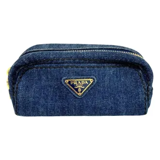 Prada Denim Pouch (Pre-Owned)