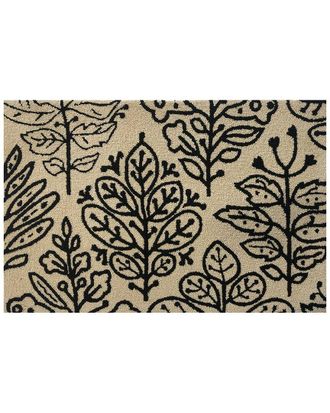 The Rug Market Botanical Tile Moonbeam Indoor/Outdoor Doormat