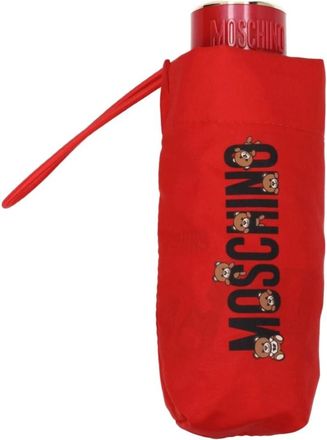 Moschino Polyester Paraplu - Dames - Paraplus - Rood - ONE Size - Polyester - Accessoires