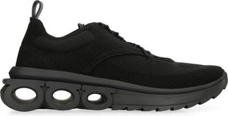 Ferragamo Nima Knit - Heren - Sneakers - Zwart - 45 EU - Schoenen