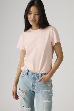 Levi's Camiseta de cuello de pico Favorite - Mujer - XL - Rosa / Crystal Pink