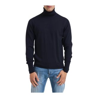 Alpha Studio Blue Jumper with Elbow Patches
