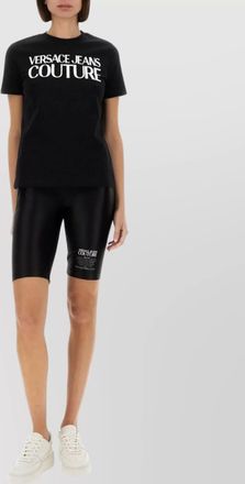 Versace Jeans Couture knee-length logo cycling shorts in slim fit