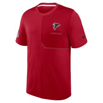 Nike Atlanta Falcons Sideline Coach Nike Mens Dri-FIT NFL Top in Red | 03B219MR96-B8B