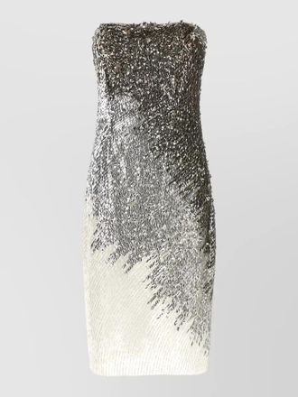 Elisabetta Franchi sequined off-the-shoulder mini dress