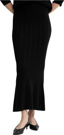 Twinset Gonna Lunga - - Skirts - Donna - Nero - S