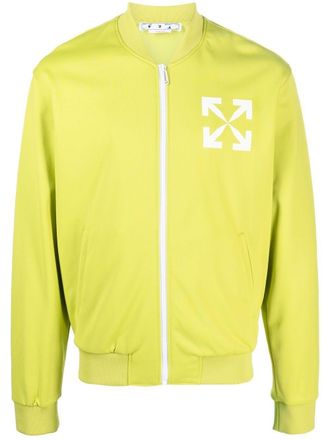 Off-white Giacca sportiva con stampa Arrow - Giallo