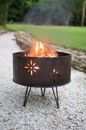 Kalalou Rustic Iron Fire Pit