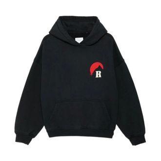 Rhude Hoodies & sweatvesten, Heren, Zwart, M, Katoen, Moonlight Regatta Hoodie