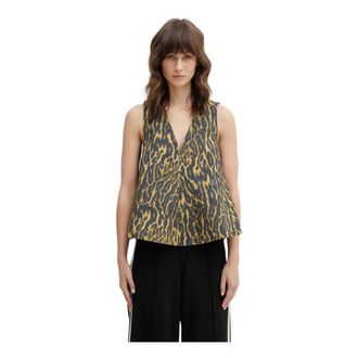Ganni Donna, Top, Verde, M, new