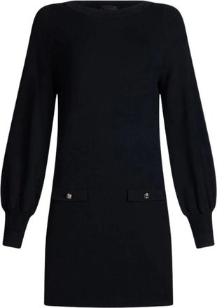 Liu Jo Kleedjes, Dames, Zwart, S, Rondgebreide trui