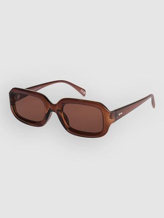 Dot Dash Halo Shiny Crystal Brown Sonnenbrille braun